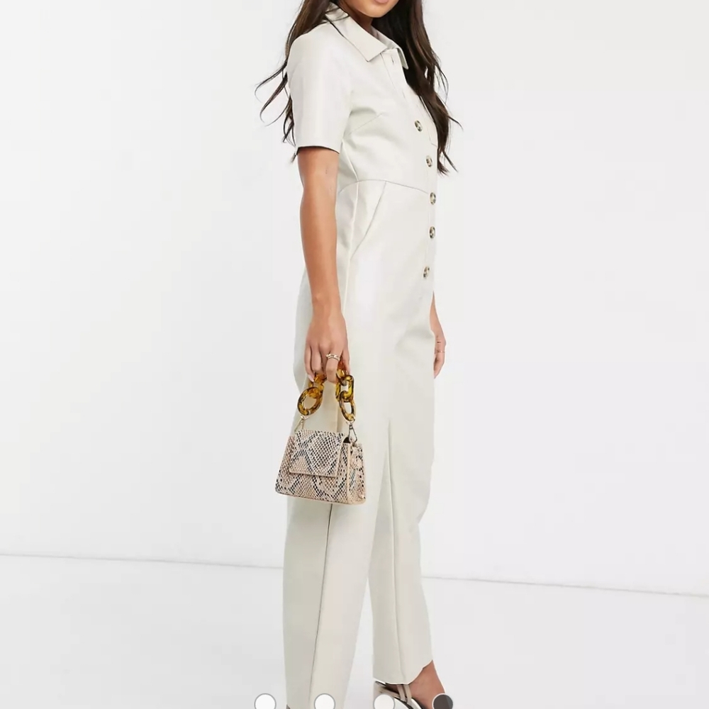 Wild Honey boiler suit faux leather